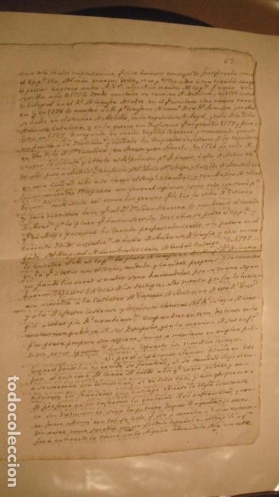 Manuscritos antiguos: DOCUMENTO PAPEL TIMBRADO,SELLO 4&ordm; 40 MARAVEDIS A&Ntilde;O 1810 - Foto 2