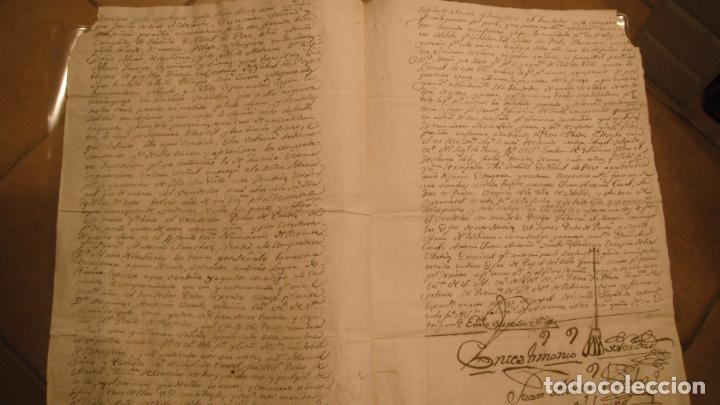 Manuscritos antiguos: DOCUMENTO PAPEL TIMBRADO,SELLO 2&ordm; 272 MARAVEDIS A&Ntilde;O 1818 - Foto 2