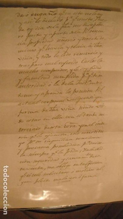 Manuscritos antiguos: DOCUMENTO PAPEL TIMBRADO,SELLO 4&ordm; 40 MARAVEDIS . A&Ntilde;O 1830 - Foto 2