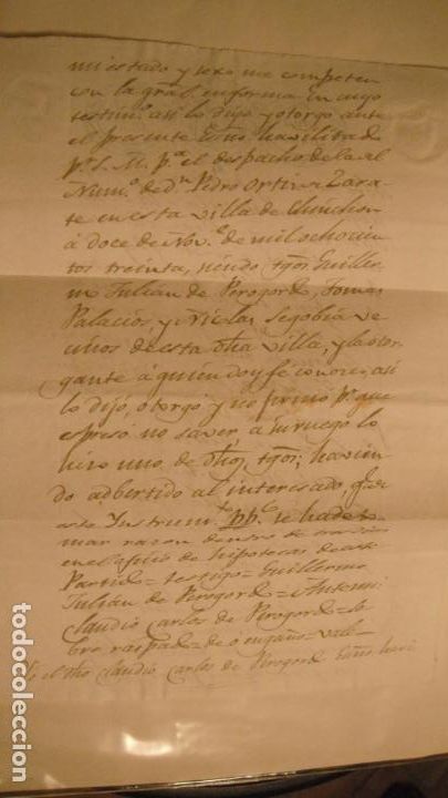 Manuscritos antiguos: DOCUMENTO PAPEL TIMBRADO,SELLO 4&ordm; 40 MARAVEDIS . A&Ntilde;O 1830 - Foto 2