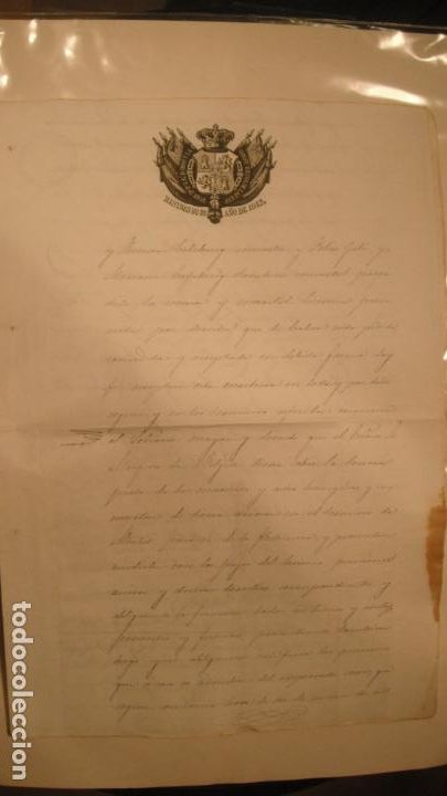 Alte Manuskripte: DOCUMENTO PAPEL TIMBRADO SELLO DE ILUSTRES,60 REALES, A&Ntilde;O DE 1842