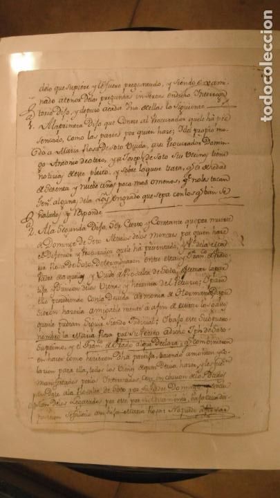 Manuscritos antiguos: DOCUMENTO PAPEL TIMBRADO SELLO 2&ordm; 272 MARAVEDIS A&Ntilde;O DE 1798 - Foto 2