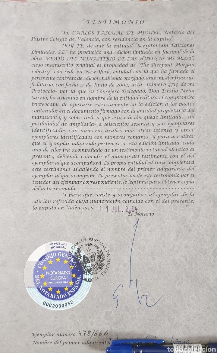 Manuscritos antiguos: Fasc&iacute;mil de Santa Maria de las huelgas una joya de scriptorium - Foto 61