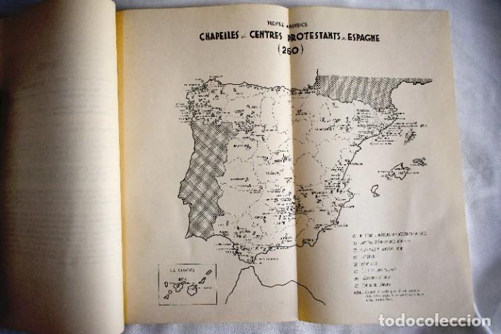 Manuscritos antiguos: 1955 - LA SITUATION DU PROTESTANTISME EN ESPAGNE - CAMPAGNE DE DIFFAMATION CONTRE LESPAGNE - Foto 3