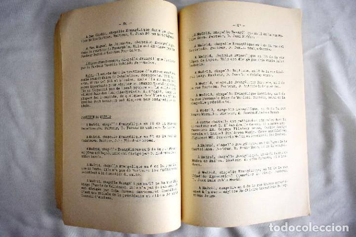 Manuscritos antiguos: 1955 - LA SITUATION DU PROTESTANTISME EN ESPAGNE - CAMPAGNE DE DIFFAMATION CONTRE LESPAGNE - Foto 4