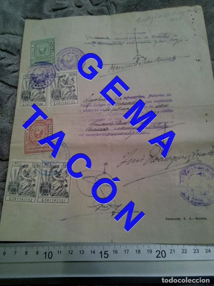 Manuscritos antiguos: GRANADA CERTIFICADO ACTA DE DEFUNCION 1956 C64 - Foto 2