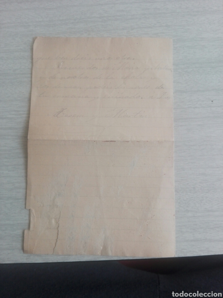 Manuscritos antiguos: Carta familiar de Esplugas a manresa - Foto 3