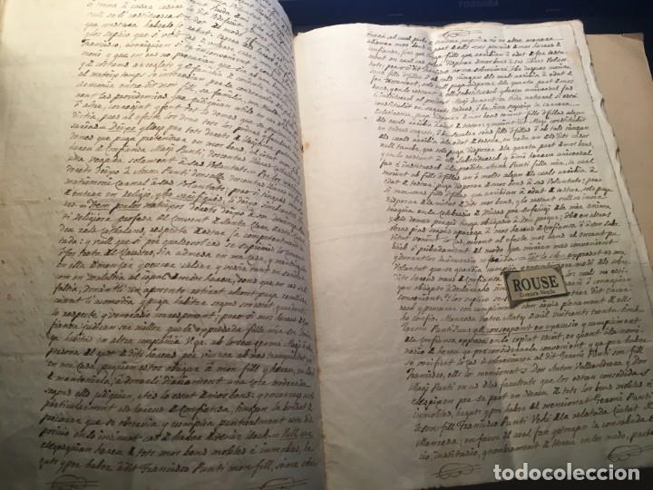 Manuscritos antiguos: MANRESA - 1843 - ANTIGUO DOCUMENTO MANUSCRITO - TESTAMENTO - Foto 6