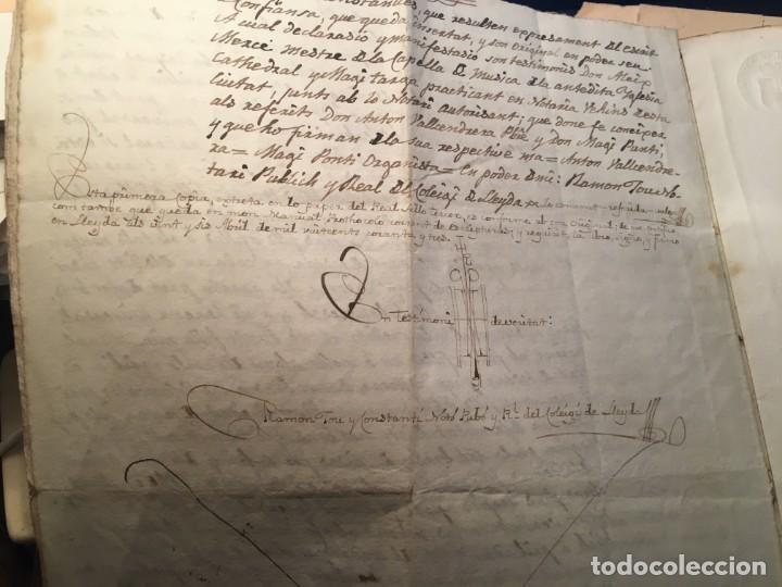 Manuscritos antiguos: MANRESA - 1843 - ANTIGUO DOCUMENTO MANUSCRITO - TESTAMENTO - Foto 7
