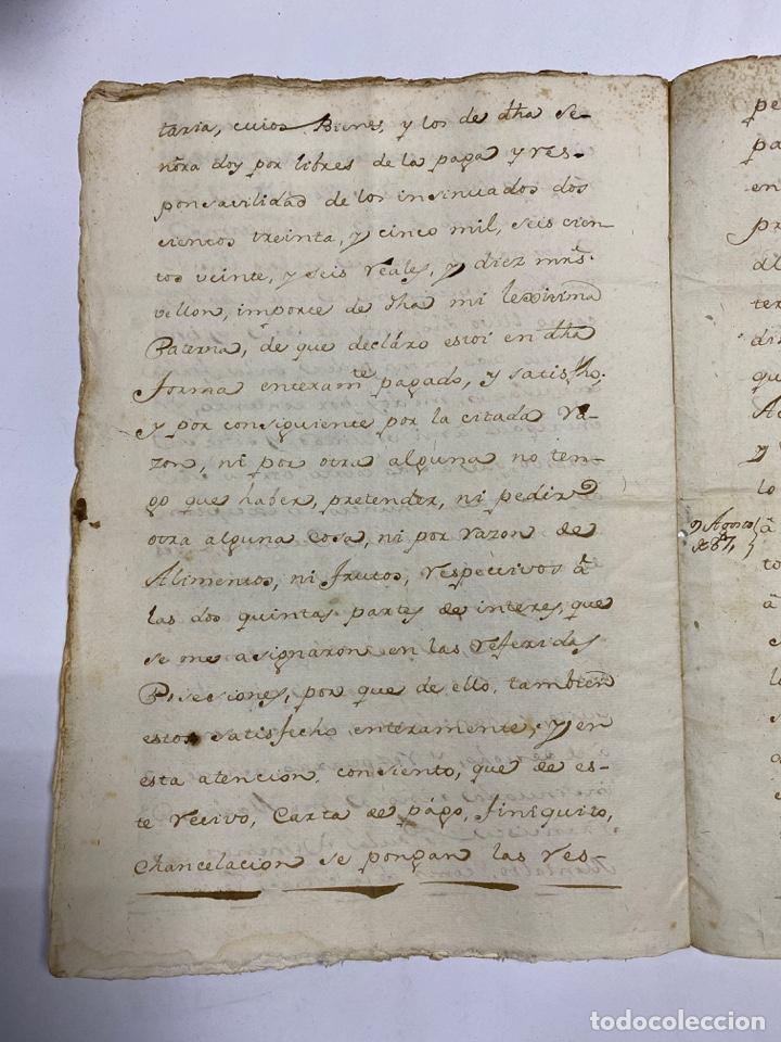 Manuscritos antiguos: CADIZ, 1770. TESTAMENTO. VER/LEER - Foto 10