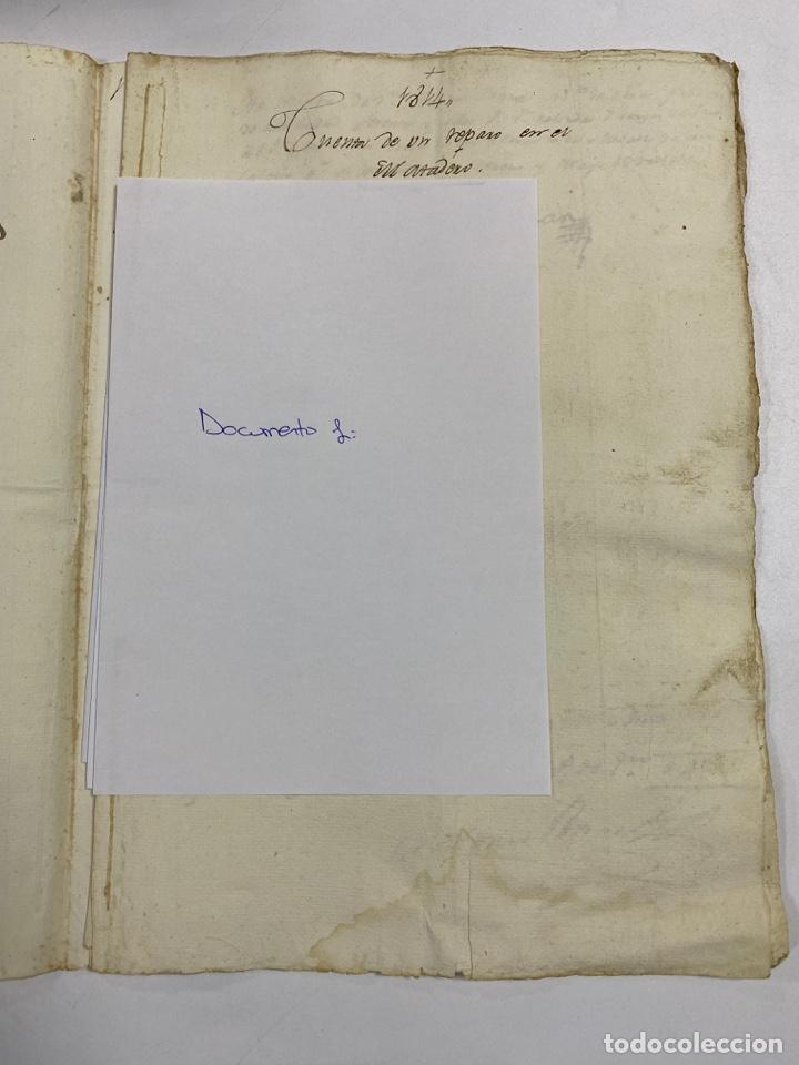 Manuscritos antiguos: JEREZ DE LA FRONTERA, 1814. CUENTAS DE GASTOS AYUNTAMIENTO REPARACION MATADERO. VER/LEER - Foto 2 - 245391245