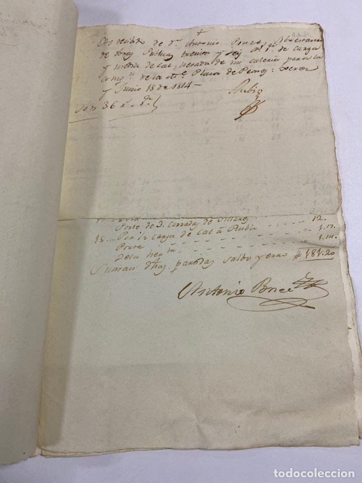 Manuscritos antiguos: JEREZ DE LA FRONTERA, 1814. CUENTAS DE GASTOS AYUNTAMIENTO REPARACION MATADERO. VER/LEER - Foto 9 - 245391245