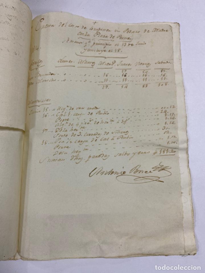 Manuscritos antiguos: JEREZ DE LA FRONTERA, 1814. CUENTAS DE GASTOS AYUNTAMIENTO REPARACION MATADERO. VER/LEER - Foto 10 - 245391245