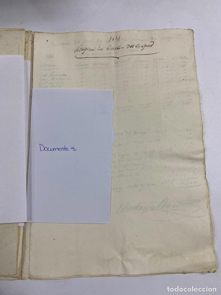 Manuscritos antiguos: JEREZ DE LA FRONTERA, 1814. CUENTAS DE GASTOS AYUNTAMIENTO REPARACION MATADERO. VER/LEER - Foto 11 - 245391245