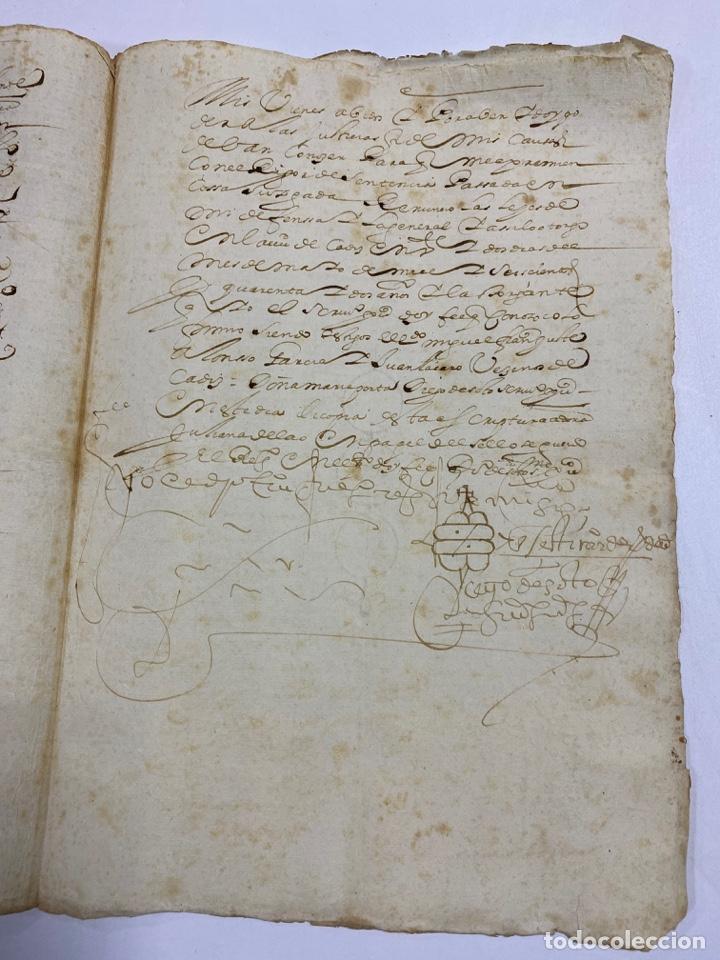 Manuscritos antiguos: CADIZ, 1642. ESCRITURA DE IMPOSICIÓN Y REDENCIONES. 1 SELLO. VER/LEER - Foto 5 - 245392110