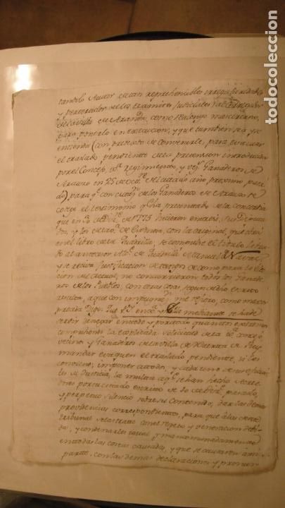 Manuscritos antiguos: DOCUMENTO PAPEL TIMBRADO SELLO 4&ordm; 20 MARAVEDIS A&Ntilde;O DE 1777 - Foto 2