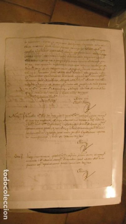 Manuscritos antiguos: DOCUMENTO PAPEL TIMBRADO SELLO 4&ordm; 20 MARAVEDIS A&Ntilde;O DE 1774 - Foto 2