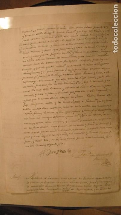 Manuscritos antiguos: DOCUMENTO PAPEL TIMBRADO SELLO 4&ordm; 20 MARAVEDIS A&Ntilde;O DE 1773 - Foto 2