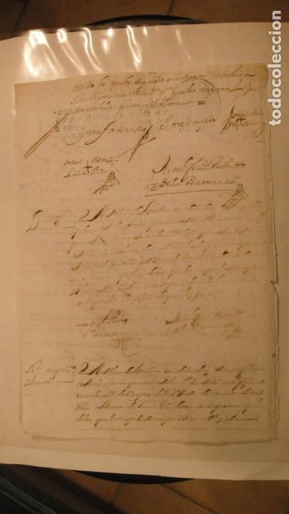 Manuscritos antiguos: DOCUMENTO PAPEL TIMBRADO SELLO 4&ordm; 20 MARAVEDIS,A&Ntilde;O DE 1741 - Foto 2
