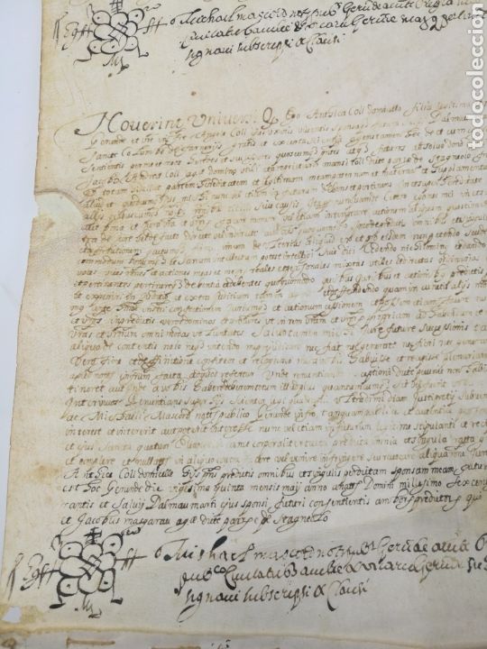 Manuscritos antiguos: Manucrito a&ntilde;o 1632 Gerona villa Angl&egrave;s o Anglesola? - Foto 3
