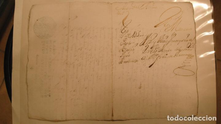 Manuscritos antiguos: DOCUMENTO PAPEL TIMBRADO SELLO 4&ordm; 20 MARAVEDIS A&Ntilde;O DE 1731 - Foto 2