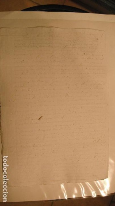 Manuscritos antiguos: DOCUMENTO PAPEL TIMBRADO SELLO 4&ordm; 20 MARAVEDIS A&Ntilde;O DE 1720 - Foto 2