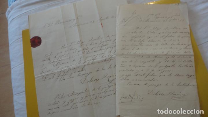 Ancient Manuscripts: ANTIGUAS CARTAS PEDIDOS.CERAMICA PICKMAN CIA.SEVILLA-DOLORES ROVIRA.VILLANUEVA 1876