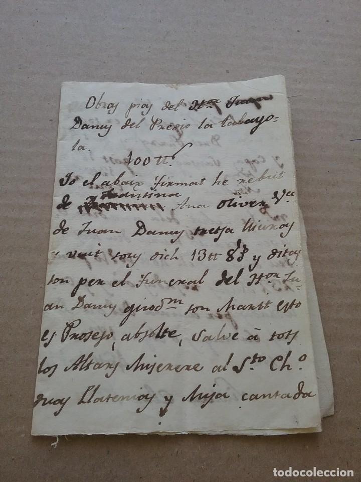 Ancient Manuscripts: Manuscrito Obras P&iacute;as a&ntilde;o 1779 (359-2)