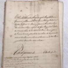 Manuscritos antiguos: DOCUMENTACIÓN MANUSCRITO LEGAJO DE REUS 1854 .VENTA DE TIERRAS REUS. TARRAGONA.. Lote 253223770
