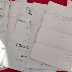 Manuscritos antiguos: ESPLUGA DE FRANCOLI MANUSCRITOS S.XIX FAMILIA CANTÍ. FABREGAS/VENDRELL/ESCOTE/FIGUERAS/COMPANYS. Lote 254800590