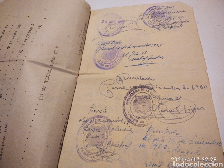 Manuscritos antiguos: Ej&eacute;rcito Espa&ntilde;ol reemplazo 1944,Puzol - Foto 5