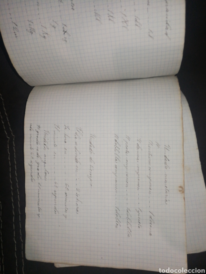 Manuscritos antiguos: ANTIGUA LIBRETA MANUSCRITA, ARITM&Eacute;TICA - Foto 3