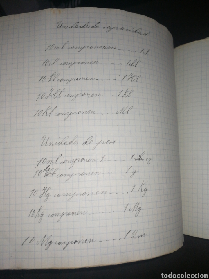 Manuscritos antiguos: ANTIGUA LIBRETA MANUSCRITA, ARITM&Eacute;TICA - Foto 4