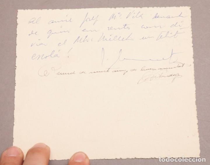 Manuscritos antiguos: LLU&Iacute;S MILLET - DOCUMENTS MANUSCRITS I SIGNATS - Foto 4