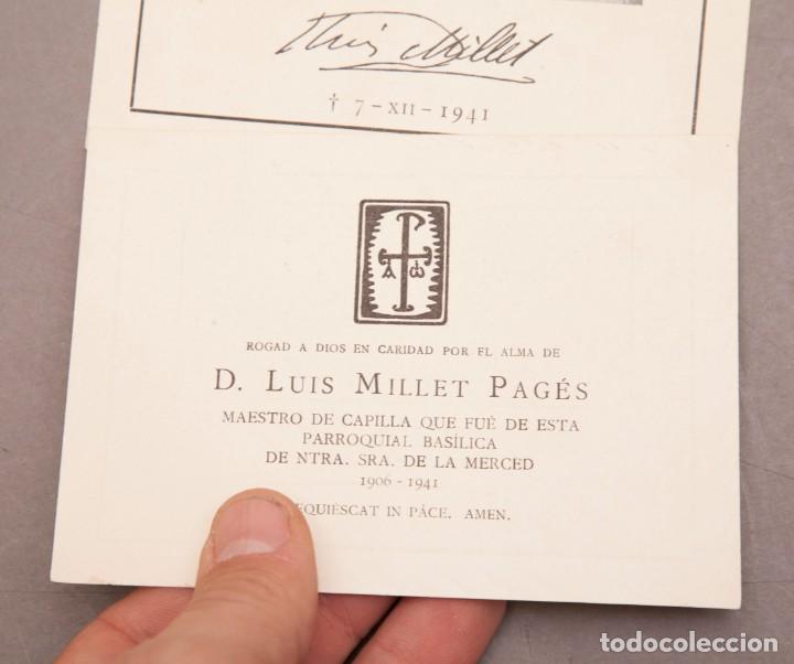 Manuscritos antiguos: LLU&Iacute;S MILLET - DOCUMENTS MANUSCRITS I SIGNATS - Foto 7