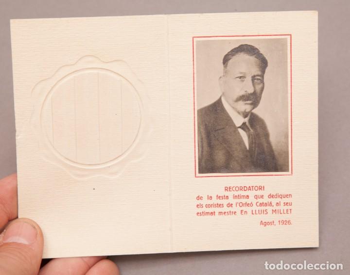 Manuscritos antiguos: LLU&Iacute;S MILLET - DOCUMENTS MANUSCRITS I SIGNATS - Foto 15