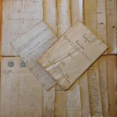 Manuscritos antiguos: LOTE DE 20 MANUSCRITOS DE MONTBLANC (TARRAGONA). FAMILIA TORNÉ-CORTÉS (AÑOS 1872-1934).. Lote 265328694