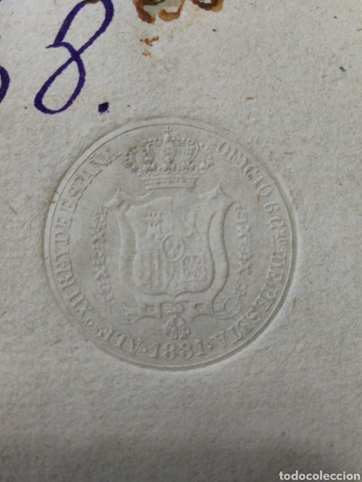 Manuscritos antiguos: documento escrito a mano , manuscrito 1636 - Foto 2
