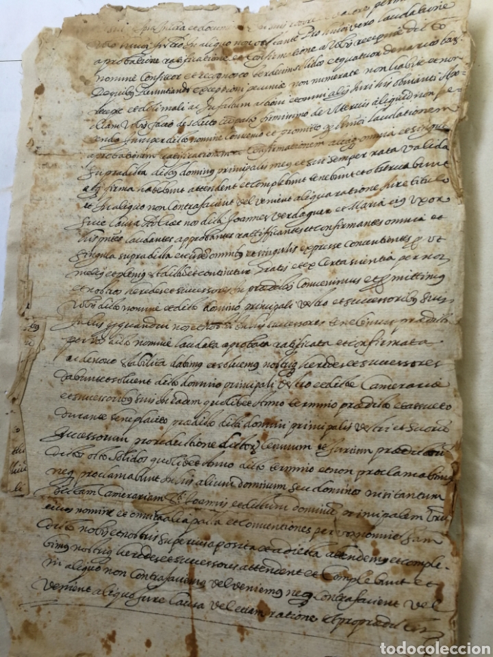 Manuscritos antiguos: documento escrito a mano , manuscrito 1636 - Foto 6