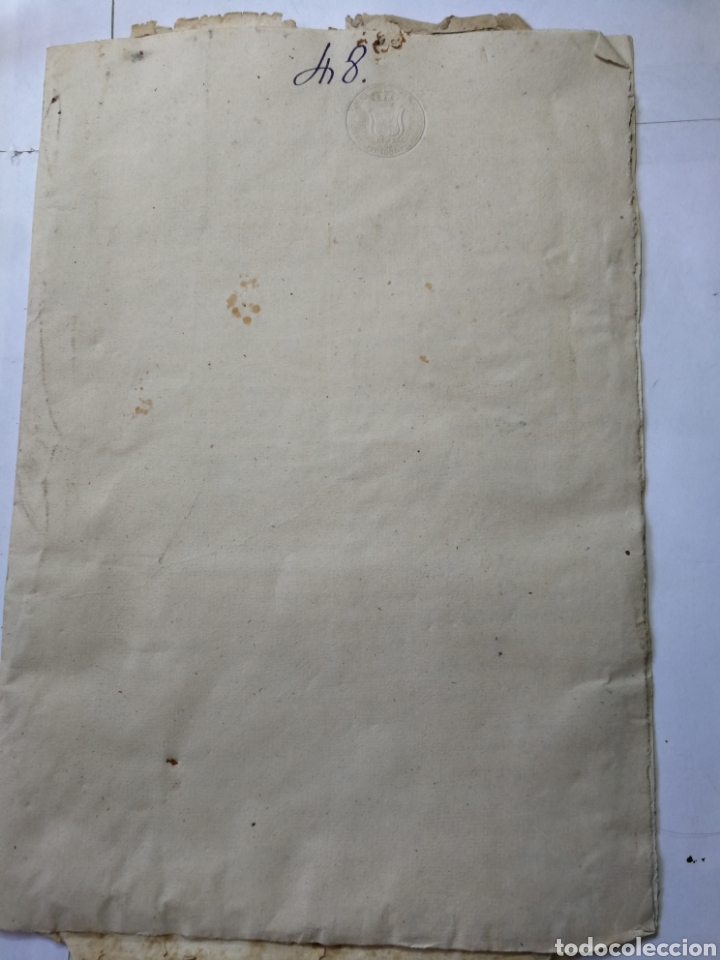 Manuscritos antiguos: documento escrito a mano , manuscrito 1636 - Foto 1