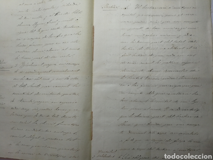 Manuscritos antiguos: documento escrito a mano , manuscrito 1883 - Foto 2