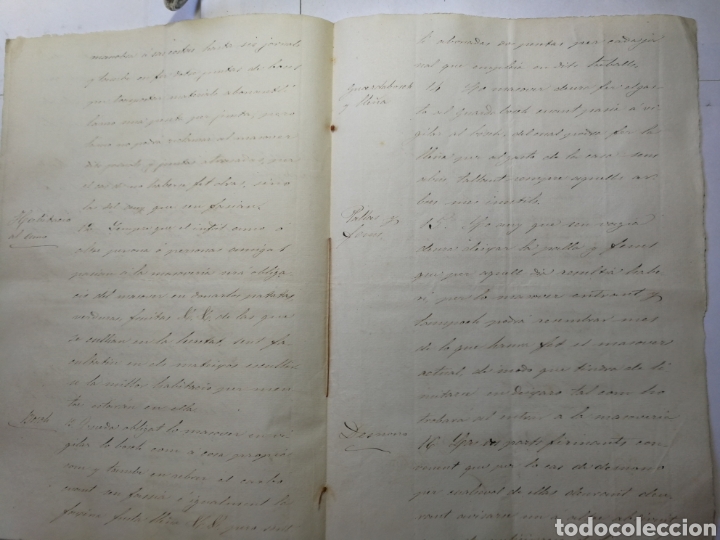 Manuscritos antiguos: documento escrito a mano , manuscrito 1883 - Foto 5