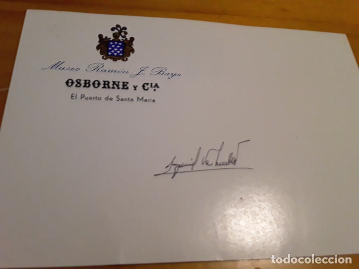 Manuscritos antiguos: SIGNED, AUTOGRAPH, FIRMA,JOAQUIN DE MULLER,BODEGAS MULLER S,A.VER GOOGLE. - Foto 1