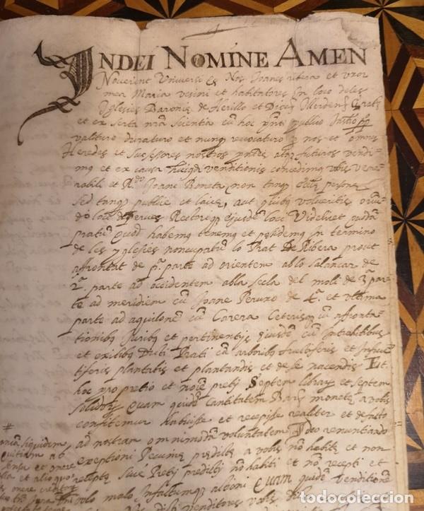 Manuscritos antiguos: Documento Roca de Bellera. A&ntilde;os 1571. A&ntilde;o 1578 - Foto 5