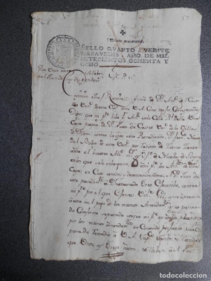 Manuscritos antiguos: MANUSCRITO AÑO 1788 FISCAL 4º ILLORA GRANADA EMBARGO DE UNA CASA BONITA LETRA - Foto 1 - 271922858
