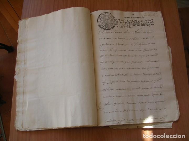 Manuscritos antiguos: EL TORO ZAMORA, PAPEL TIMBRADO, TESTAMENTO, 1775 - Foto 4