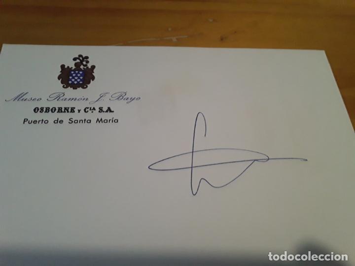 Manuscritos antigos: SIGNED, AUTOGRAPH, FIRMA,SANTIAGO DE PABLO CONTRERAS, CATEDRATICO EN HISTORIA,UNIV.PAIS VASCO.