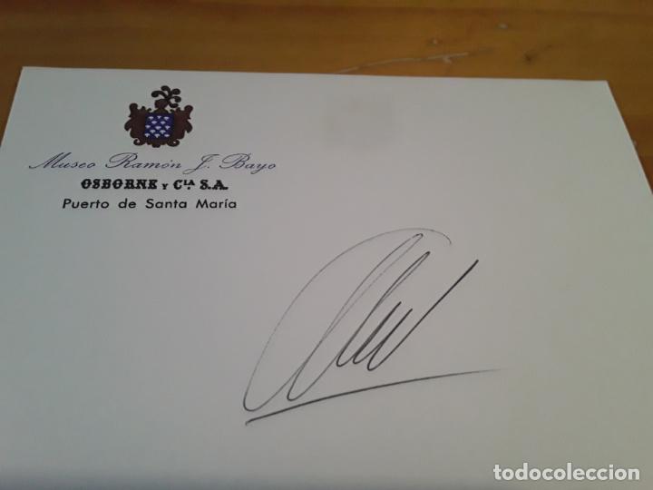 Manuscritos antigos: SIGNED, AUTOGRAPH, FIRMA,ANTONIO SANCHEZ BRAVO,CATEDRATICO FACULT. CIENCIAS DE LA INFORMACION..