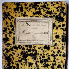 Manuscritos antiguos: LIBRO DE CUENTAS DE 1880. CUADERNO MANUSCRITO.. Lote 276742968