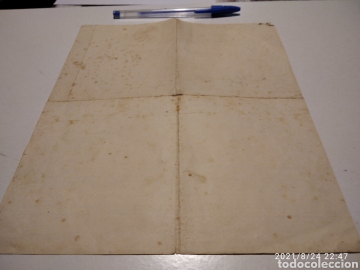 Manuscritos antiguos: Certificado de defunci&oacute;n Olot 1944 - Foto 4